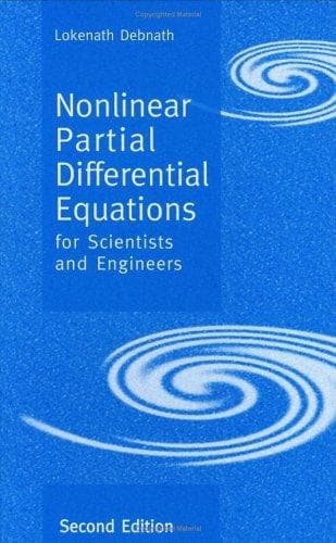 Tapa de Nonlinear partial differential equations for scientists and engineers