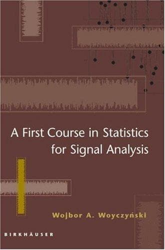 Tapa de A first course in statistics for signal analysis