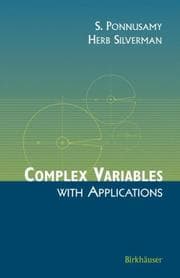 Tapa de Complex variables with applications