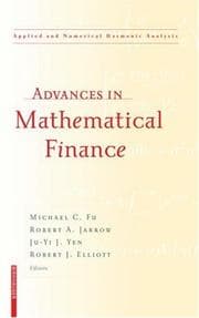 Tapa de Advances in Mathematical Finance