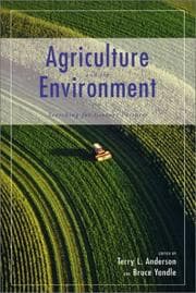 Tapa de Agriculture and the environment : searching for greener pastures