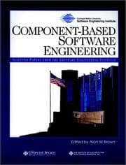 Tapa de Component-Based Software Engineering