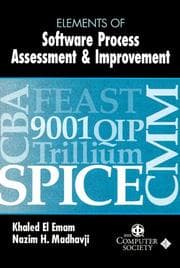 Tapa de Elements of software process assessment and improvement