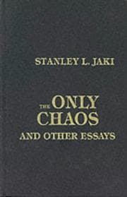 Tapa de The only chaos and other essays