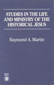 Tapa de Studies in the life and ministry of the historical Jesus