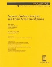 Tapa de Forensic evidence analysis and crime scene investigation