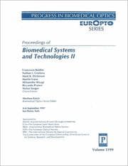 Tapa de Proceedings of biomedical systems and technologies II