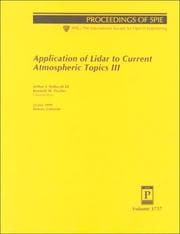 Tapa de Application of lidar to current atmospheric topics III