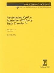 Tapa de Nonimaging optics, maximum efficiency light transfer V