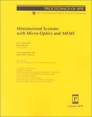 Tapa de Miniaturized systems with micro-optics and MEMS