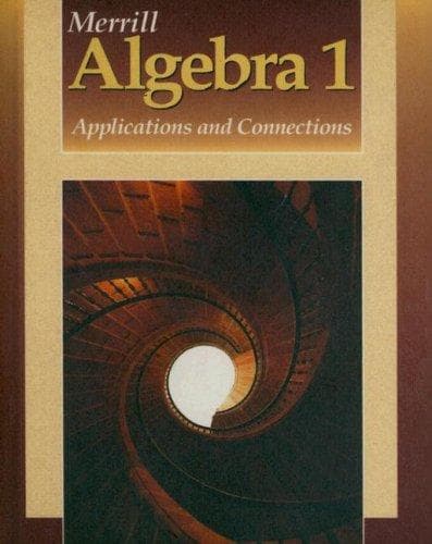 Tapa de Merrill Algebra 1
