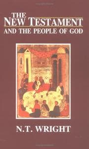 Tapa de The New Testament and the People of God (Christian Origins & Ques God 1)