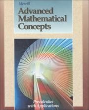 Tapa de Merrill Advanced Mathematics Concepts