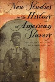 Tapa de New studies in the history of American slavery