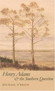 Tapa de Henry Adams & the Southern Question (Mercer University Lamar Memorial Lectures) (Mercer University Lamar Memorial Lectures)