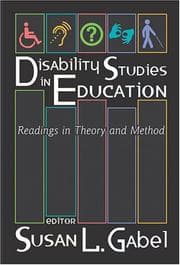 Tapa de Disability Studies in Education