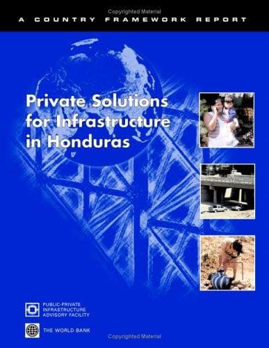 Tapa de Private solutions for infrastructure in Honduras