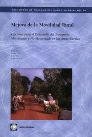 Tapa de Mejora de la movilidad rural