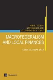Tapa de Macrofederalism And Local Finances (Public Sector Governance and Accountability)