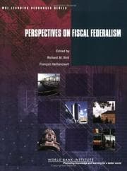 Tapa de Perspectives on fiscal federalism