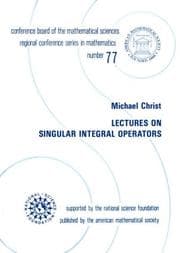 Tapa de Lectures on singular integral operators