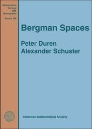 Tapa de Bergman spaces