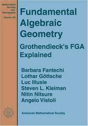 Tapa de Fundamental algebraic geometry