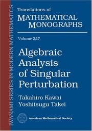 Tapa de Algebraic analysis of singular perturbation