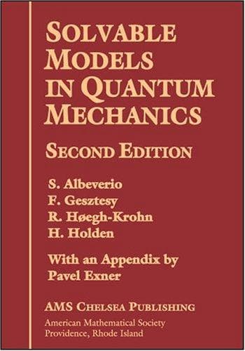 Tapa de Solvable models in quantum mechanics