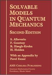 Tapa de Solvable models in quantum mechanics