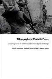 Tapa de Ethnography in unstable places