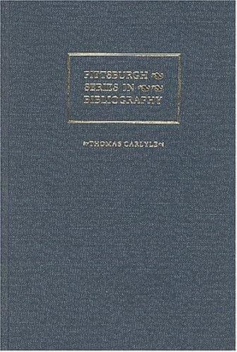 Tapa de Thomas Carlyle