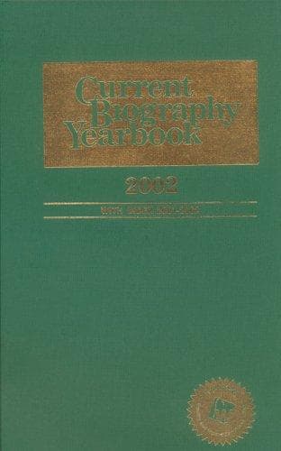 Tapa de Current Biography Yearbook 2002 (Current Biography Yearbook)