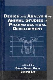 Tapa de Design and analysis of animal studies in pharmaceutical development