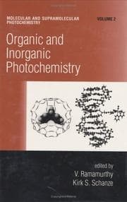 Tapa de Organic and inorganic photochemistry
