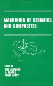 Tapa de Machining of ceramics and composites