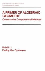 Tapa de A primer of algebraic geometry