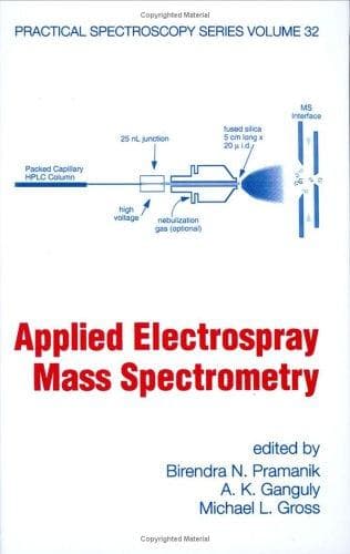 Tapa de Applied electrospray mass spectrometry
