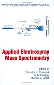 Tapa de Applied electrospray mass spectrometry