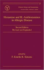 Tapa de Histamine and H1-Antihistamines in Allergic Disease, Second Edition, (Clinical Allergy and Immunology)
