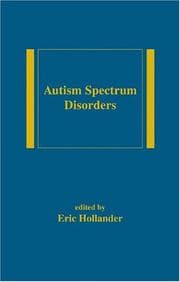 Tapa de Autism Spectrum Disorders (Medical Psychiatry, Volume 24)