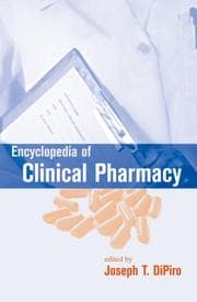 Tapa de Encyclopedia of clinical pharmacy