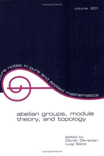 Tapa de Abelian groups, module theory, and topology