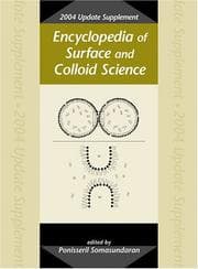 Tapa de Encyclopedia of Surface and Colloid Science, 2004 Update Supplement