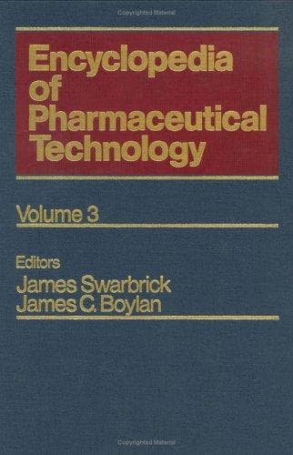 Tapa de Encyclopedia of Pharmaceutical Technology
