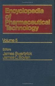 Tapa de Encyclopedia of Pharmaceutical Technology