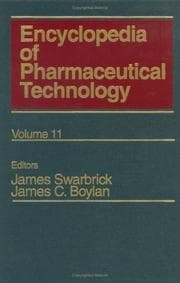 Tapa de Encyclopedia of Pharmaceutical Technology Vol. 11