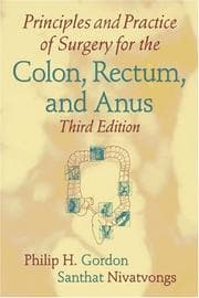 Tapa de Principles and practice of surgery for the colon, rectum, and anus