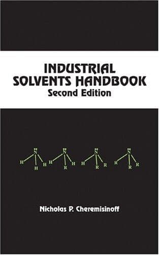 Tapa de Industrial solvents handbook