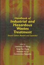 Tapa de Handbook of industrial and hazardous wastes [sic] treatment